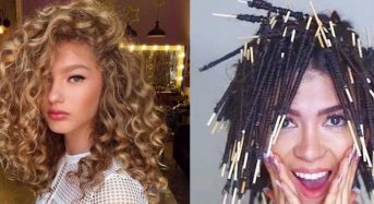 Easy and fast hairstyles for curly hair at home